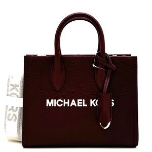 Michael Kors Mirella Small Shopper TZ Xbody Bag Ox Blood